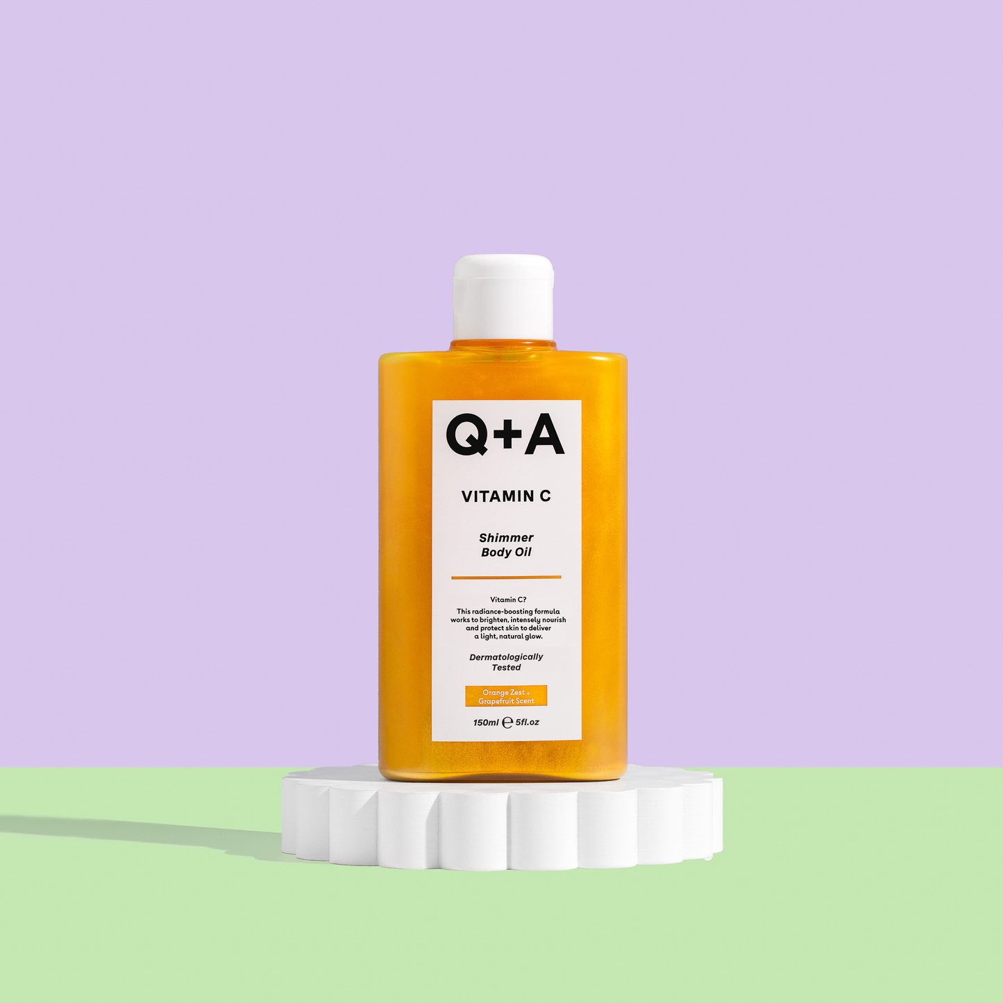 Q+A Vitamin C Shimmer Body Oil 200ml