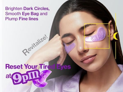 No.9 NAD+ Collagen Under Eye Patches 5EA – Patchs Contour des Yeux Hydratants & Raffermissants