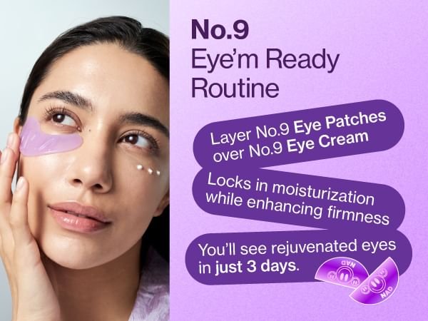No.9 NAD+ Collagen Under Eye Patches 5EA – Patchs Contour des Yeux Hydratants & Raffermissants