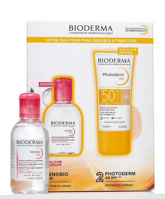 COFFRET PHOTODERM XDEFENSE T02 +SENSIBIO H2O 100 ML