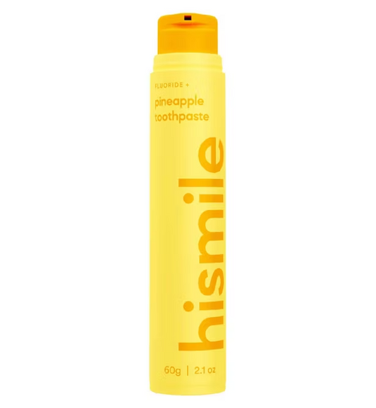 Pineapple toothpaste hismile