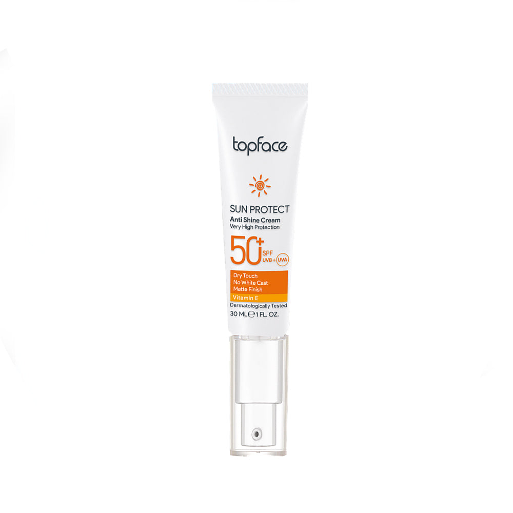 TopFace Sun protect Anti shine cream SPF 50+