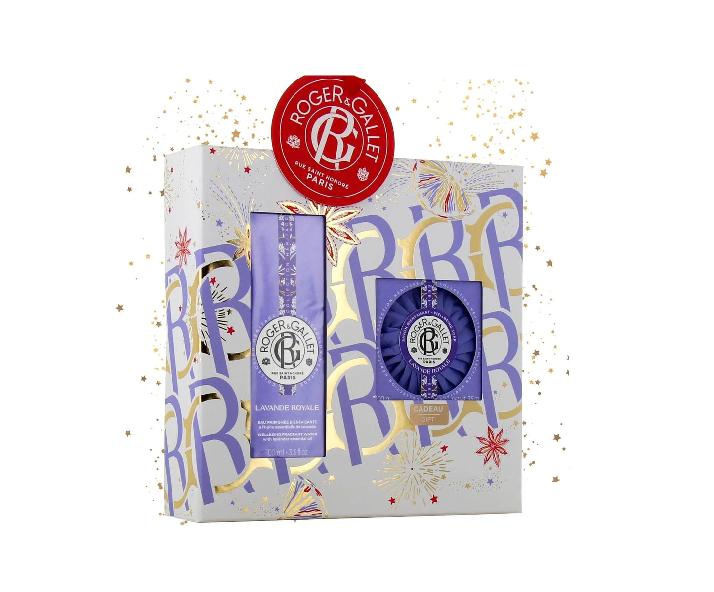 ROGER & GALLET COFFRET LAVANDE ROYALE(EAU PARFUMEE 100ML+ SAVON 100G)