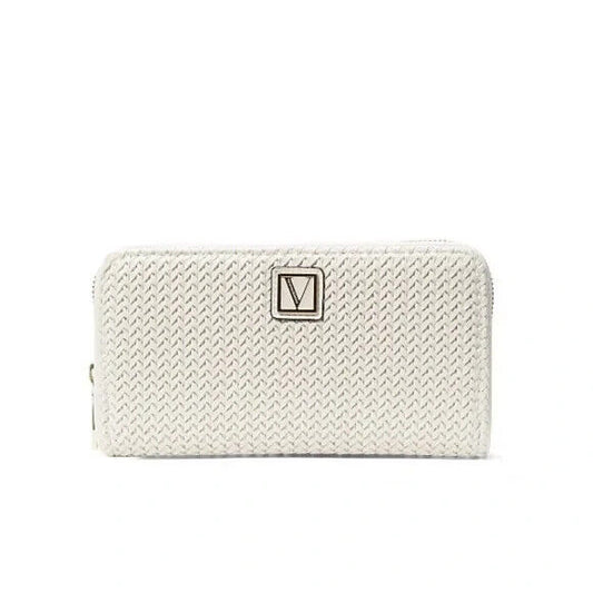 Victoria's Secret White woven wallet