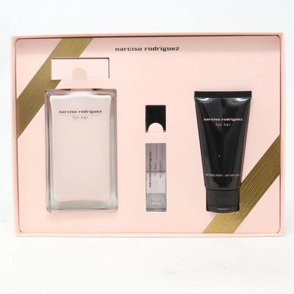 Narciso Rodriguez 3 piece For Her Eau de Toilette Gift Set