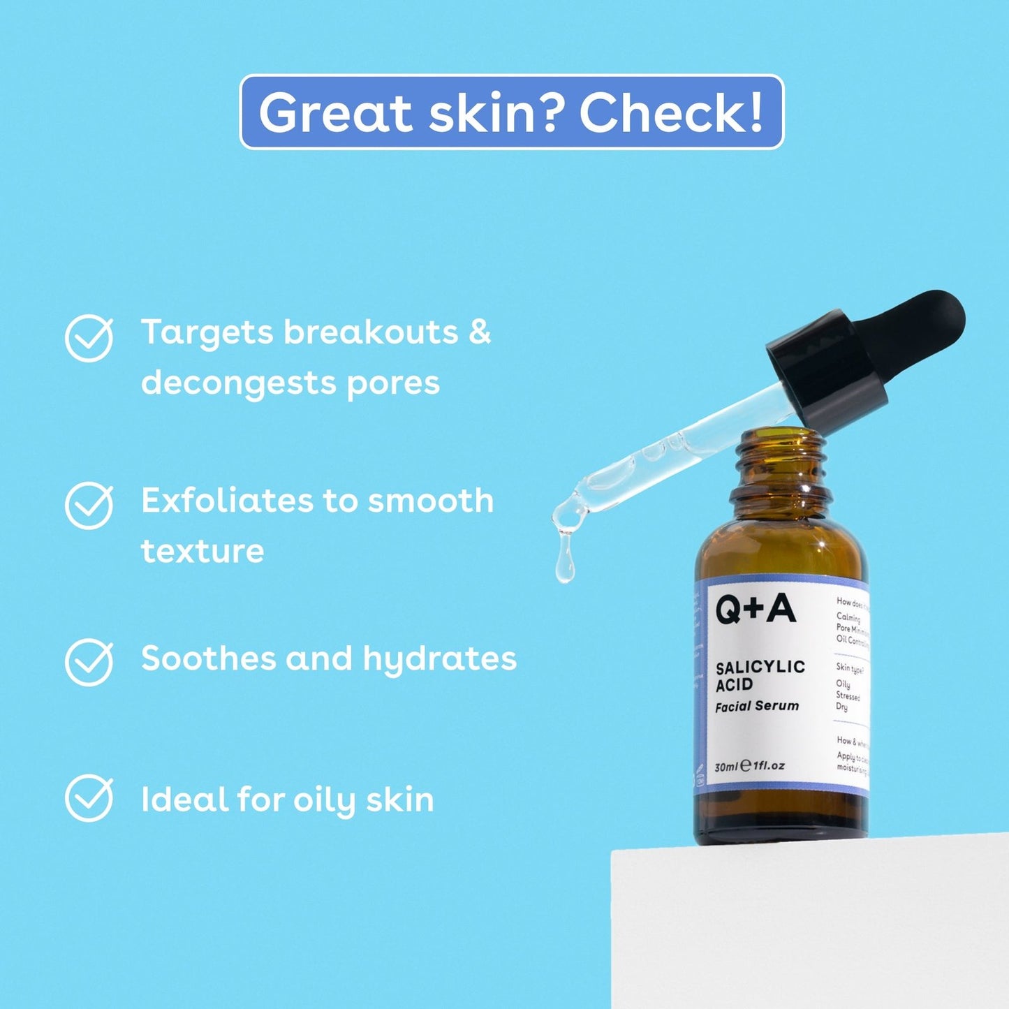 Q+A Salicylic Acid Serum 30ml
