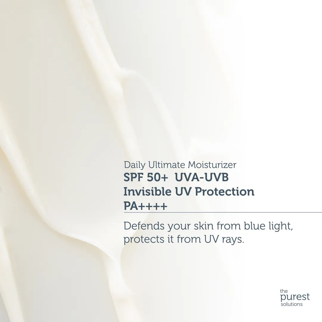 The Purest Solutions Invisible UV Protection - Daily Intensive Moisturizer Spf 50+