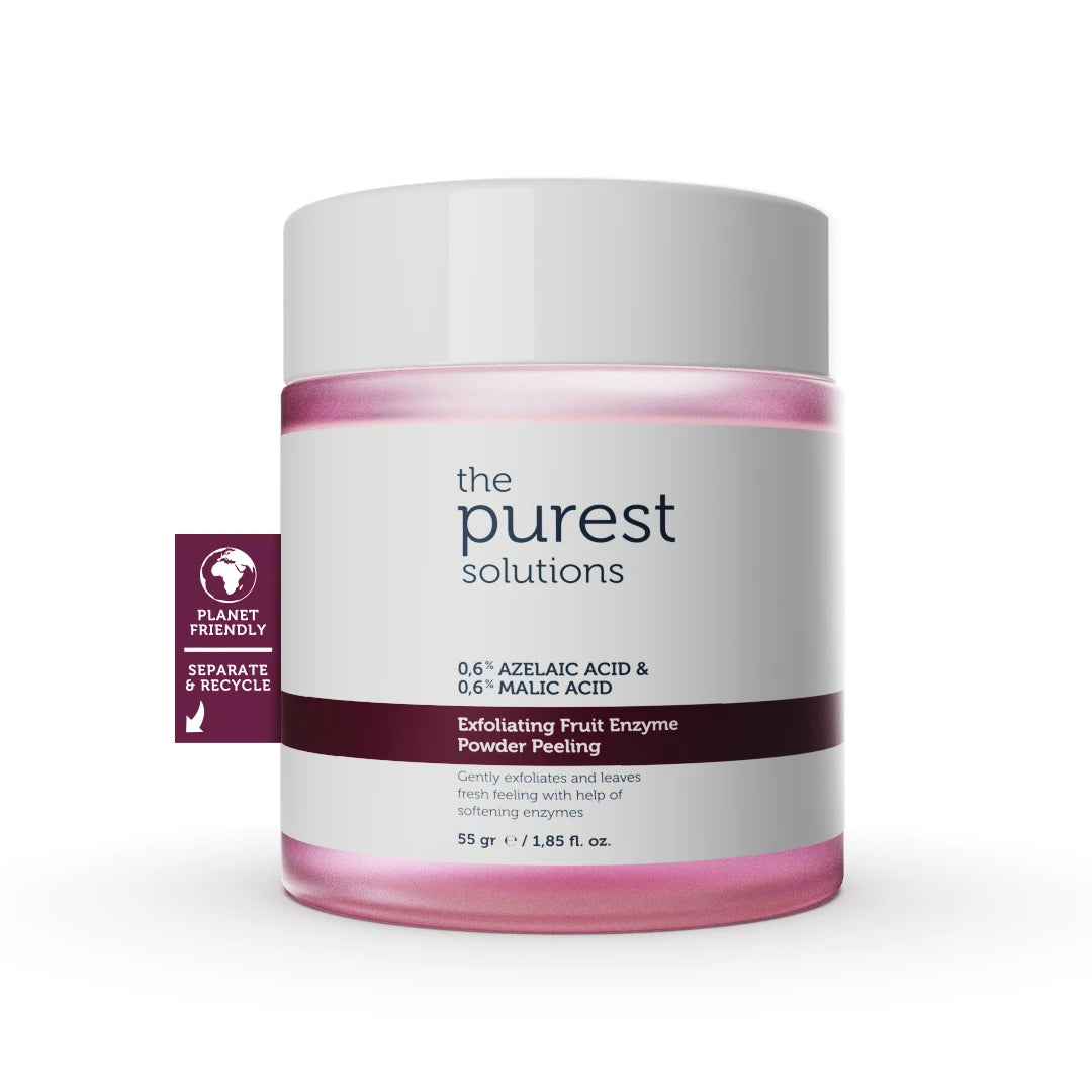 The purest Solutions Fruit Enzyme Powder Exfoliator & Peeling (0,6% Azelaic Acid & 0,2% Malic Acid)