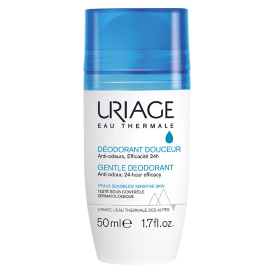 Uriage Déodorant Douceur Anti-Odeurs 24h Roll-On Bille – 50ml