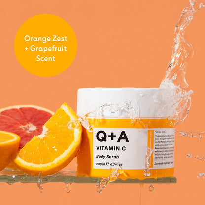 Q+a Vitamin C Body Scrub 250ml