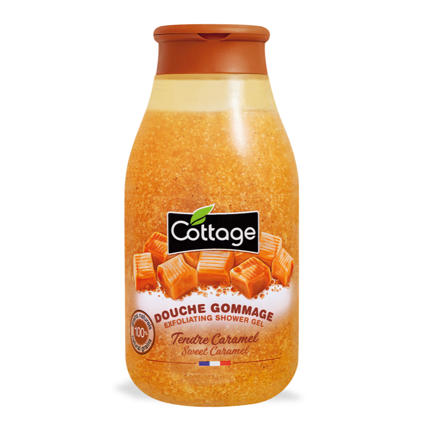 Cottage Douche Gommage Tendre Caramel 270ml