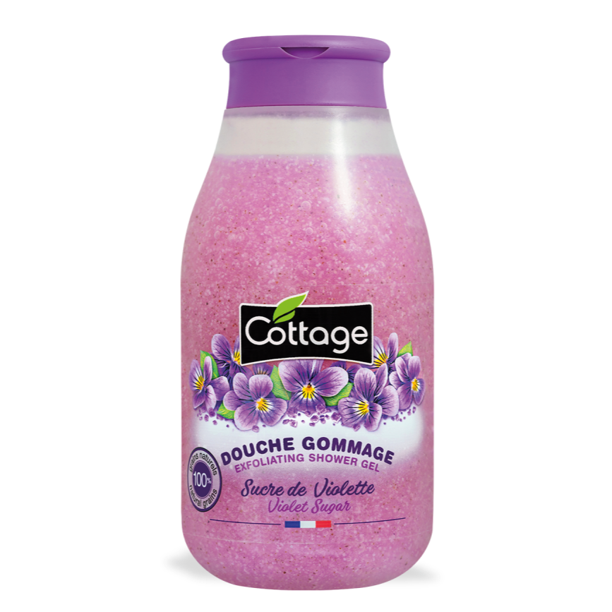 Cottage Douche Gommage Violette 270ml