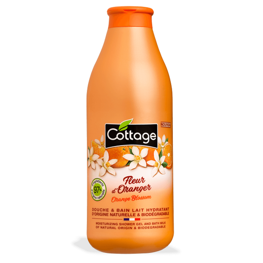 Cottage Douche & Bain Lait Hydratant FLEUR D'ORANGER