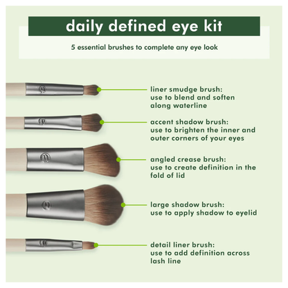 ECOTOOLS Daily Defined Eye Makeup Brush Kit