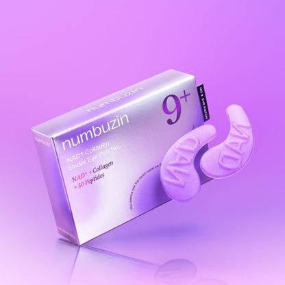 No.9 NAD+ Collagen Under Eye Patches 5EA – Patchs Contour des Yeux Hydratants & Raffermissants