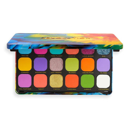 MAKEUP REVOLUTION FOREVER FLAWLESS BIRD OF PARADISE EYESHADOW PALETTE