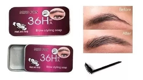 Iman of noble Brow styling