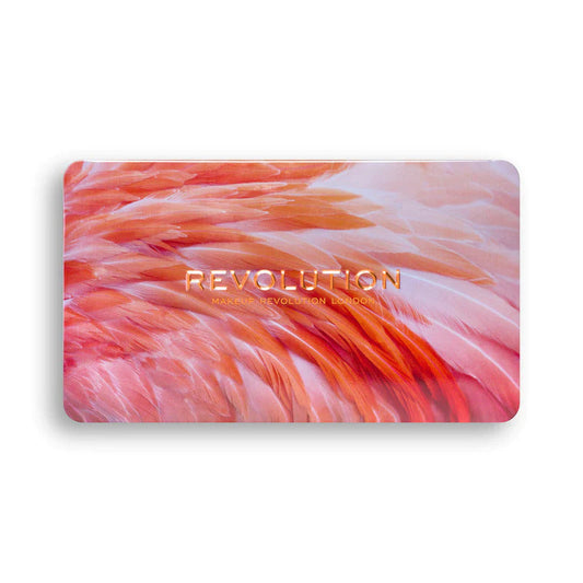 MAKEUP REVOLUTION FOREVER FLAWLESS FLAMBOYANCE FLAMINGO EYESHADOW PALETTE