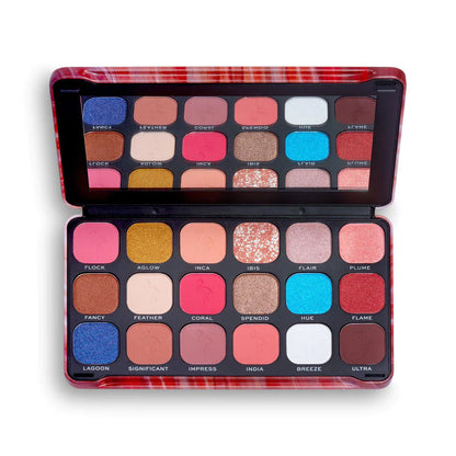 MAKEUP REVOLUTION FOREVER FLAWLESS FLAMBOYANCE FLAMINGO EYESHADOW PALETTE