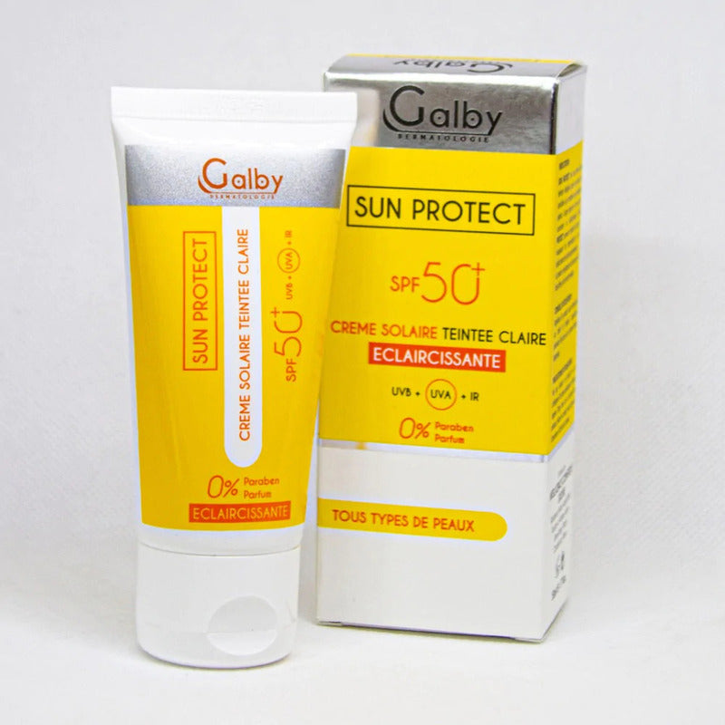 Galby - Crème Solaire Teinte Claire SPF50+