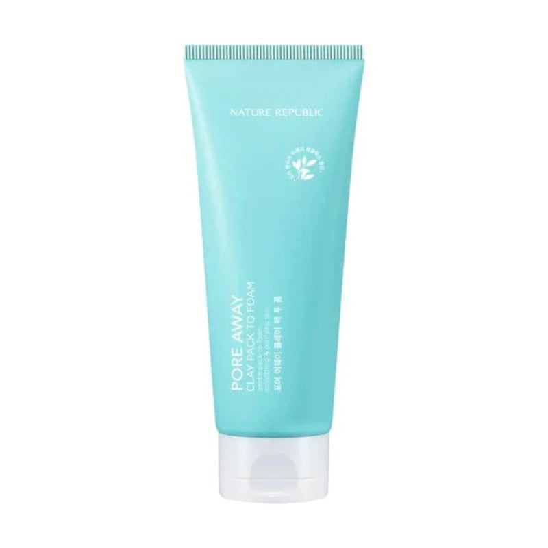 Nature Republic -  Pore Away Clay Pack To Foam