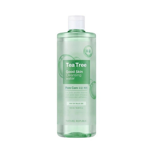 NATURE REPUBLIC – GOOD SKIN TEA TREE AMPOULE CLEANSING WATER 500 ML