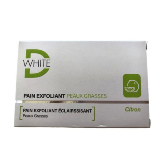 D-White pain exfoliant peaux grasse citron