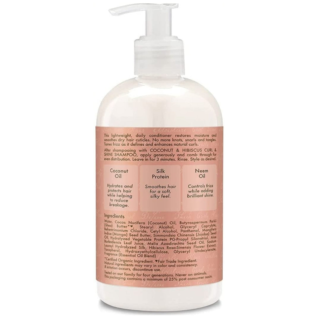 Shea Moisture Curl and Shine Après-Shampoing 384 ML