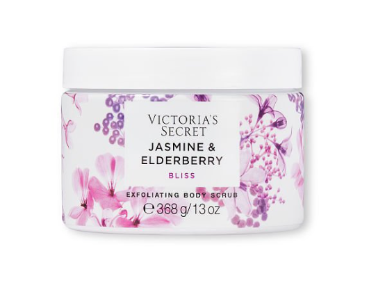 Victorias Secret Natural Beauty Jasmine & Elderberry  Exfoliating Body