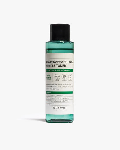 AHA. BHA. PHA 30 DAYS MIRACLE ACNE CLEAR FOAM 100ml - SOME BY MI