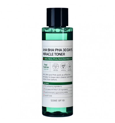 AHA. BHA. PHA 30 DAYS MIRACLE ACNE CLEAR FOAM 100ml - SOME BY MI