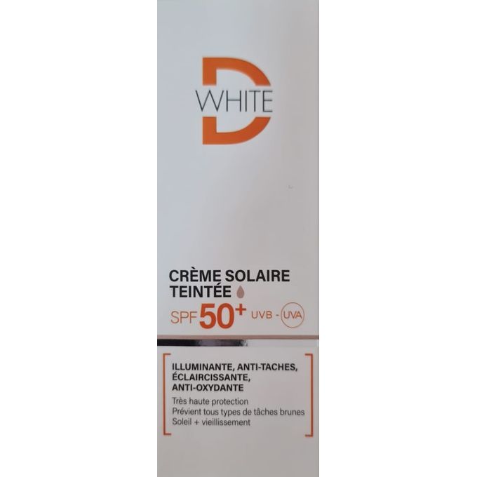 D WHITE CRÈME SOLAIRE SPF50+ 50ML