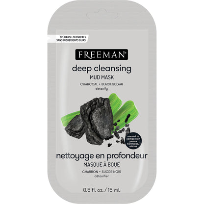 Freeman Detoxifying Charcoal & Black Sugar Mud Mask